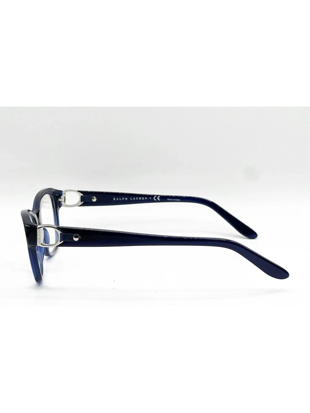 Ralph Lauren Rl 6113Q 5033 Dark Blue Transparent Authentic Eyeglasses 52-17-140